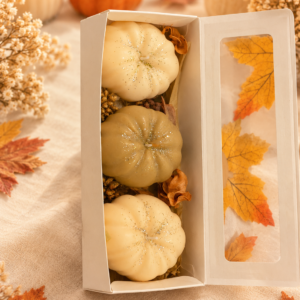 PUMPKIN CADLE SET (SET OF 3)